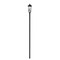 Z-Lite Gannon 3 Light Outdoor Post Mount Fixture, 10in. W x 144.75in. H, Black 5008PHBR-5009P120-BK - alternate 2